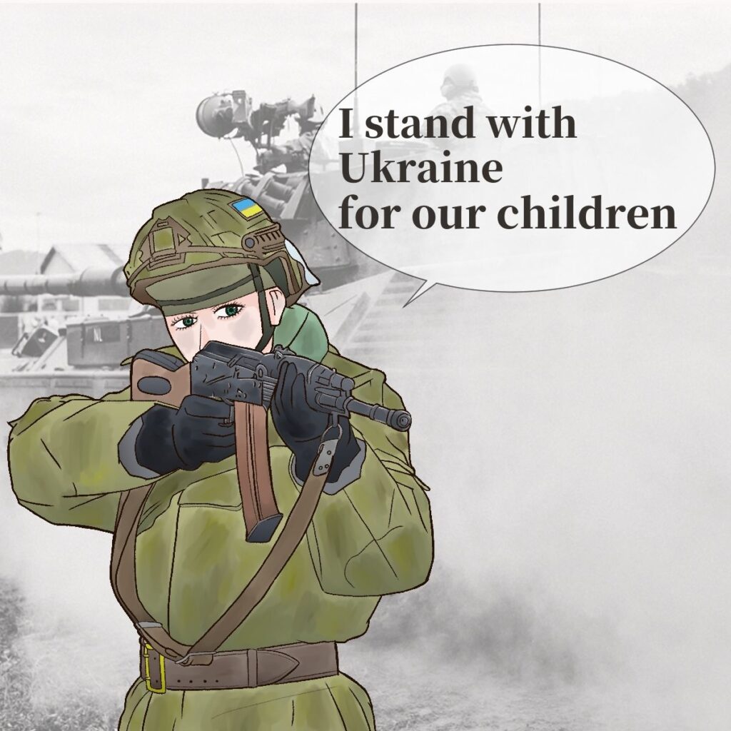 I stand with Ukraine for our Children.